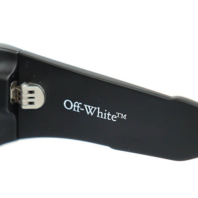 Off-White 23SS Volcanite Square Sunglasses Black Dark Gray Frame Excellent thumbnail 6