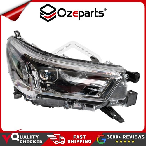 Pair LH+RH Head Light Front Lamp LED Chrome For Toyota Hilux Ute 2020~On SR5 - Picture 4 of 5