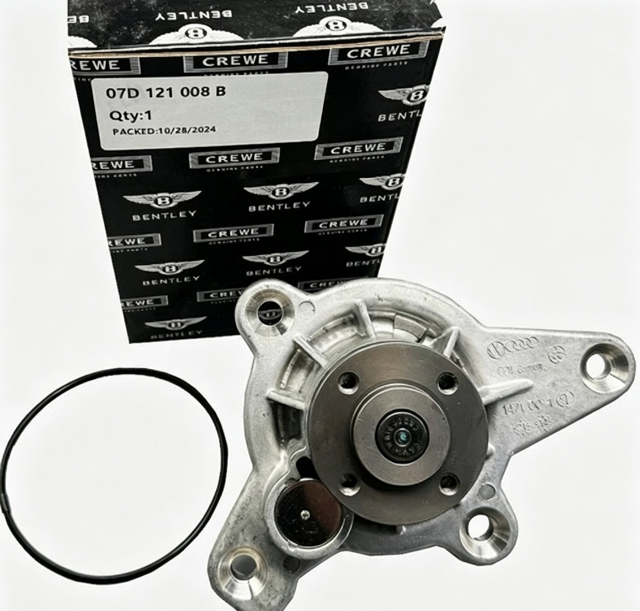 Bentley Continental GT Water pump with housing P/N 07D121008A