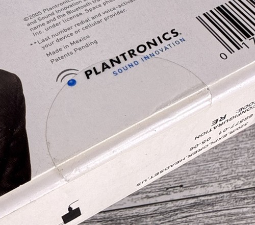 Plantronics Explorer 320 Ear-Hook Bluetooth Headset Silver/Black New In Package - Picture 9 of 11