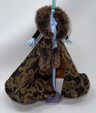 Monster High House of Wolf Clawdeen Doll Outfit Faux Fur Jacquard Coat G1 Scaris