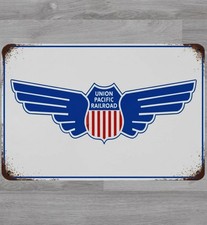 Union Pacific Railroad 8 x 12 Retro Novelty Metal Sign Made In USA