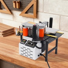 Woodworking Edge Banding Machine Portable Edge Bander Double Gluing Machine 110V