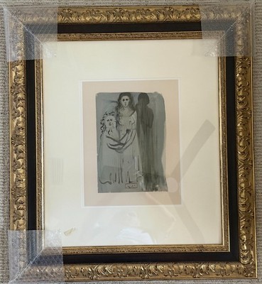 Salvador Dali ''In the Stream of Anger - Purgatory 16'' includes COA and Book
