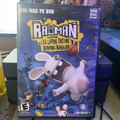 Rayman Raving Rabbids Ubisoft 2009 WIN/MAC NM Tested Incl's 2x Manuals (ENG/FR)