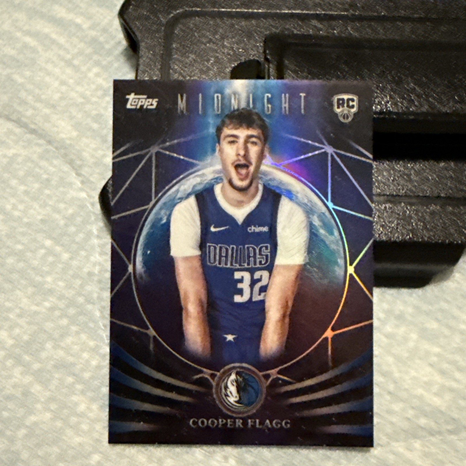 2025-26 Topps Midnight Basketball RC Moonfall Silver Refractor SP Cooper Flagg