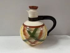 VTG Metlox Vernonware California Poppytrail Homespun Carafe w/Lid