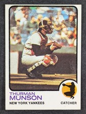 1973 Topps Baseball #142 Thurman Munson New York Yankees