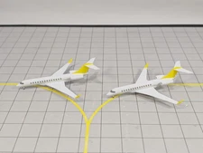 2x Bombardier Global 7500 Business Private Jet Model 1:400 Scale LIMITED EDITION