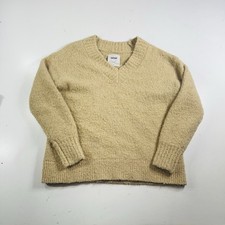 Aerie Oversized Sweater Beige Tan Soft V Neck Women  s Size Small
