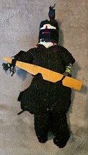 Muñeca Rebelde Zapatista Hecha a Mano Guerrero Mexicano Chiapas México Grande 13 pulgadas