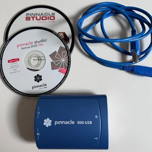 Pinnacle 500 USB - Home Video Capture - 2xCD + Cable