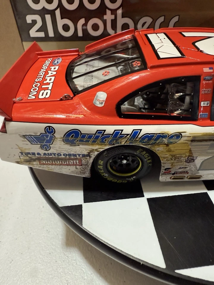 Ricky Stenhouse Jr #21 Motorcraft Charlotte versión de carreras Wood Bros 1/24 diecast Foto 4 de 4