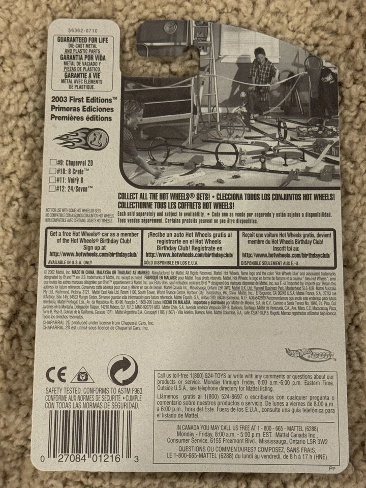 2003 Hot Wheels First Editions Chaparral 2D 1:64 Scale - Image 2 of 2