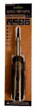 SPEC OPS 6in1 Multi-Bit Screwdriver Magnetic Heat Treated Steel Bits SPEC-S6IN1