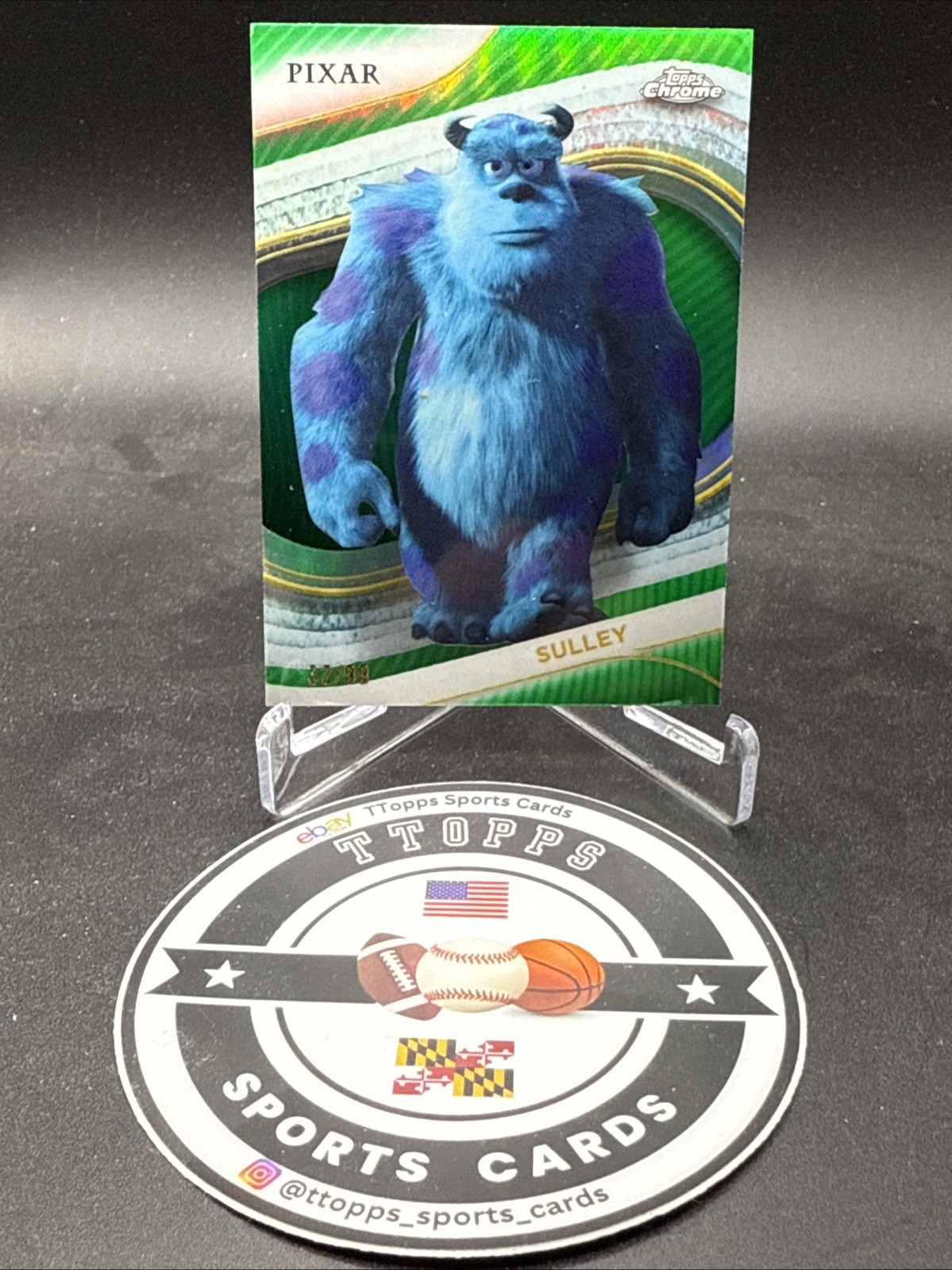 Sulley 2025 Topps Chrome Disney #DI-20 Disney Icons - Mickey Mouse