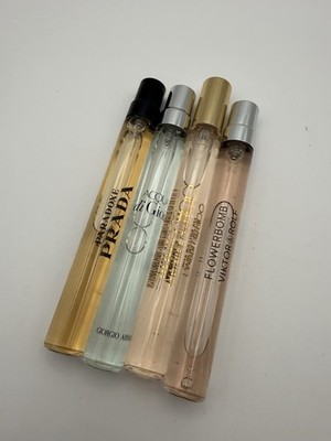 Bundle of 4 travel size perfume sprays Authentic Items Exactly As Pictured.
