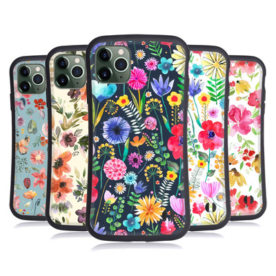 OFFIZIELLE NINOLA BLUMIG IM FRÜHLING HYBRID HUELLE FÜR APPLE iPHONES HANDYS