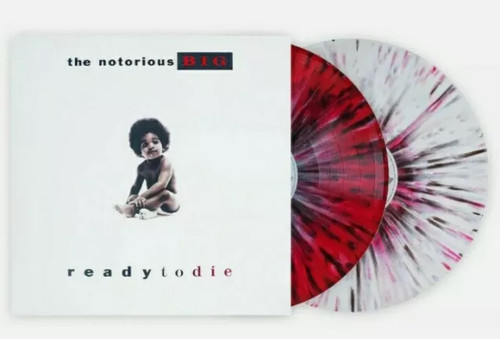 NEW NOTORIOUS BIG Ready to Die VINYL ME PLEASE Red White Black Splatter VMP 2LP - Picture 1 of 4
