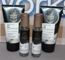 4 Bath Body Works Black Chamomile Moonlight Zen Mist Ultimate Hydration Creams