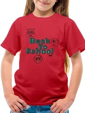Back To School Fun Trendy Graphic Symbols T-shirt