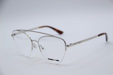 NEW ALEXANDER MCQUEEN MQ0165O 003 SILVER TOR AUTHENTIC DESIGNER EYEGLASSES 55-17