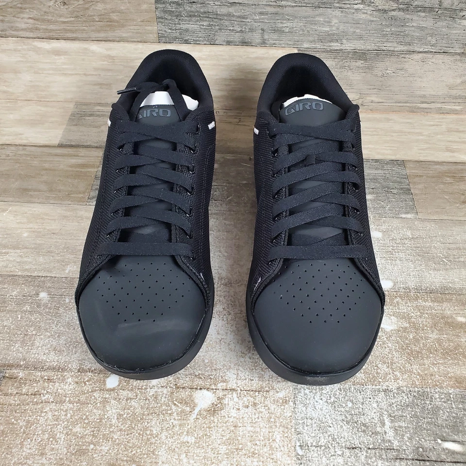 Zapatillas bajas Giro Deed para hombre talla 13 de cuero negro negro con cordones Foto 2 de 4