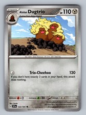 Alolan Dugtrio 123/191 Uncommon SV08: Surging Sparks NM - LP Pokemon TCG