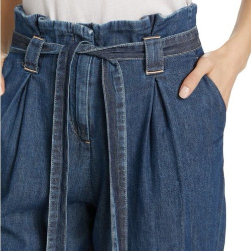 L'AGENCE Violette Cotton Paperbag Pants Size 27 NEW - Picture 4 of 15