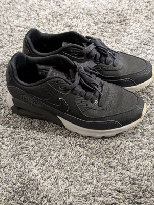 Nike Air Max 90 Ultra SE Athletic Shoes Womens 6.5 Lace Up Black 859523-200