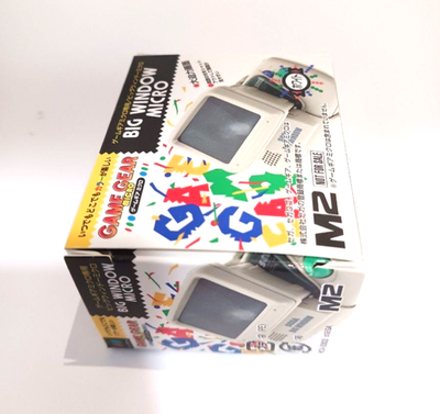Factory-Sealed NEW] SEGA Game Gear Micro White Big Window Micro GG