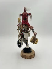 KACHINA DOLL Signed By R Mitchell 9" made in USA, RED DANCER