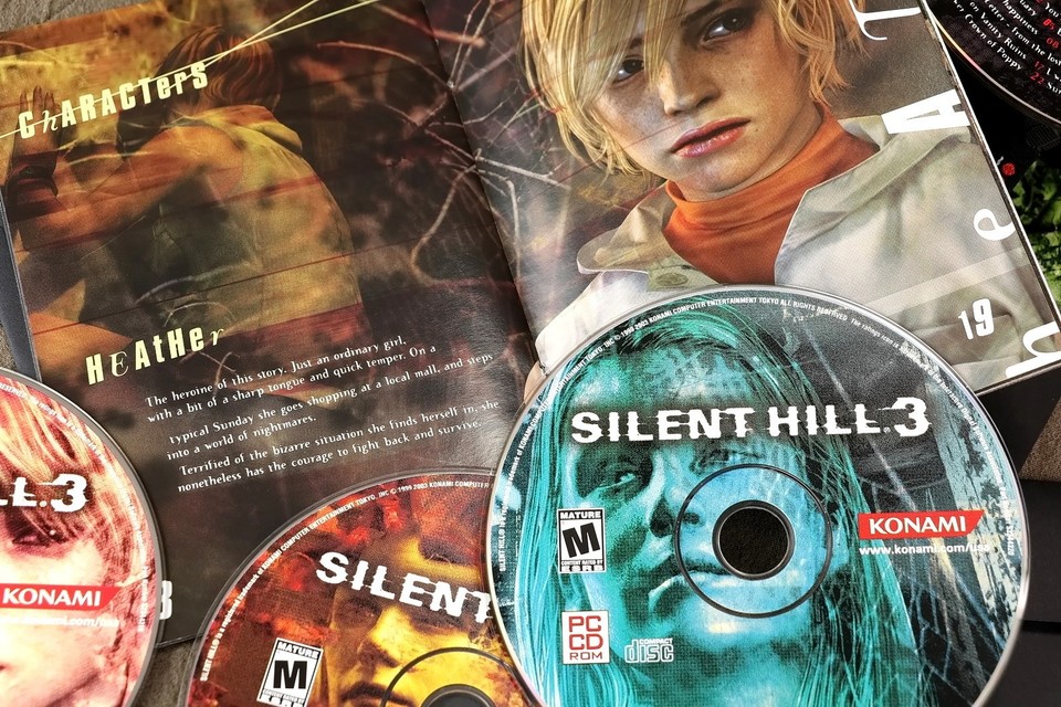 Konami Silent Hill 3 CD ROM PC Computer Game Complete