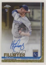 2019 Topps Chrome Rookie Gold Refractor 21/50 Heath Fillmyer #RA-HF Auto ht2