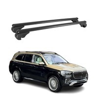 DachträGer FüR Mercedes GLS 2020-2026 GepäCkträGer GrundträGer Alu Schwarz 2X