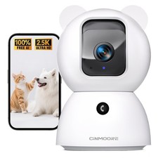 2.5K Pet Camera Indoor 4MP WiFi Security Monitor Pan Tilt Two Way Audio Dog Cat