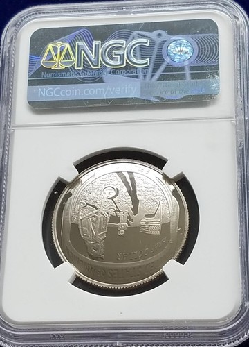 2019-S Apollo 11 50 c | NGC PF69 UCAM | 50th Anniversary | Astronaut Scholarship - Picture 2 of 2