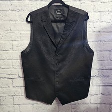 Cody James Proper The Nashville Mens L Black Paisley Western Vest