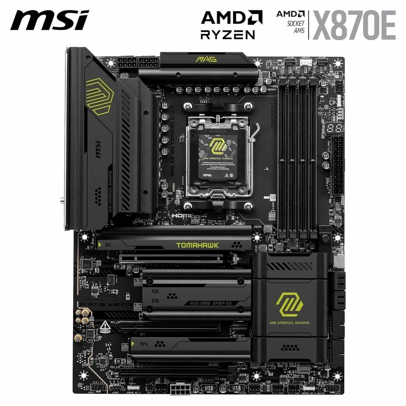MSI MAG X870E TOMAHAWK WIFI Motherboard Socket AM5/X870E/DDR5/S-ATA 6Gb/s/ATX