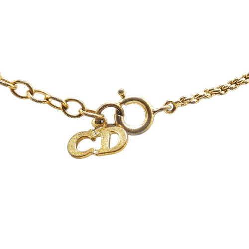 Christian Dior Dior CD logo necklace, gold plated, for women. GZl1bml8 - Picture 5 of 8