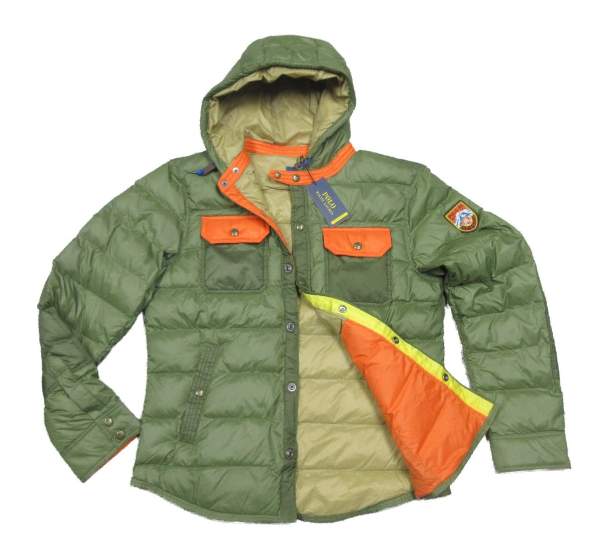 Polo Ralph Lauren Men's Green Colden Water-Repellent Quilted
