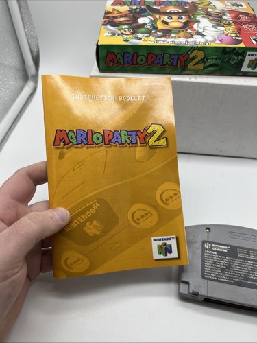 Mario Party 2 - Nintendo 64 (N64) in BOX Manual - Fully Tested - Picture 23 of 24