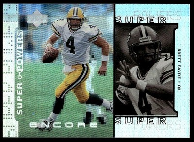 1998 Upper Deck Encore Super Powers Brett Favre Green Bay Packers #S3 R48
