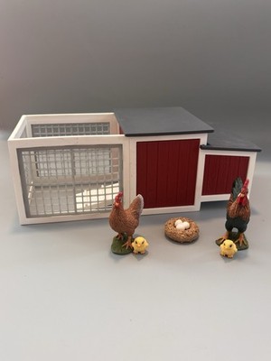 SCHLEICH FARM LIFE CHICKEN COOP PLAYSET 42421