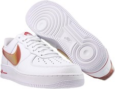 Nike Air Force 1 One 07 Blanco Zapatos Parte Superior Baja AF1 Tenis Jumbo Swoosh Hombres Talla
