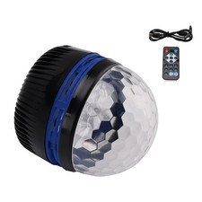 Ocean Wave Aurora Projector Lamp Colorful LED Night Light Remote Bedroom
