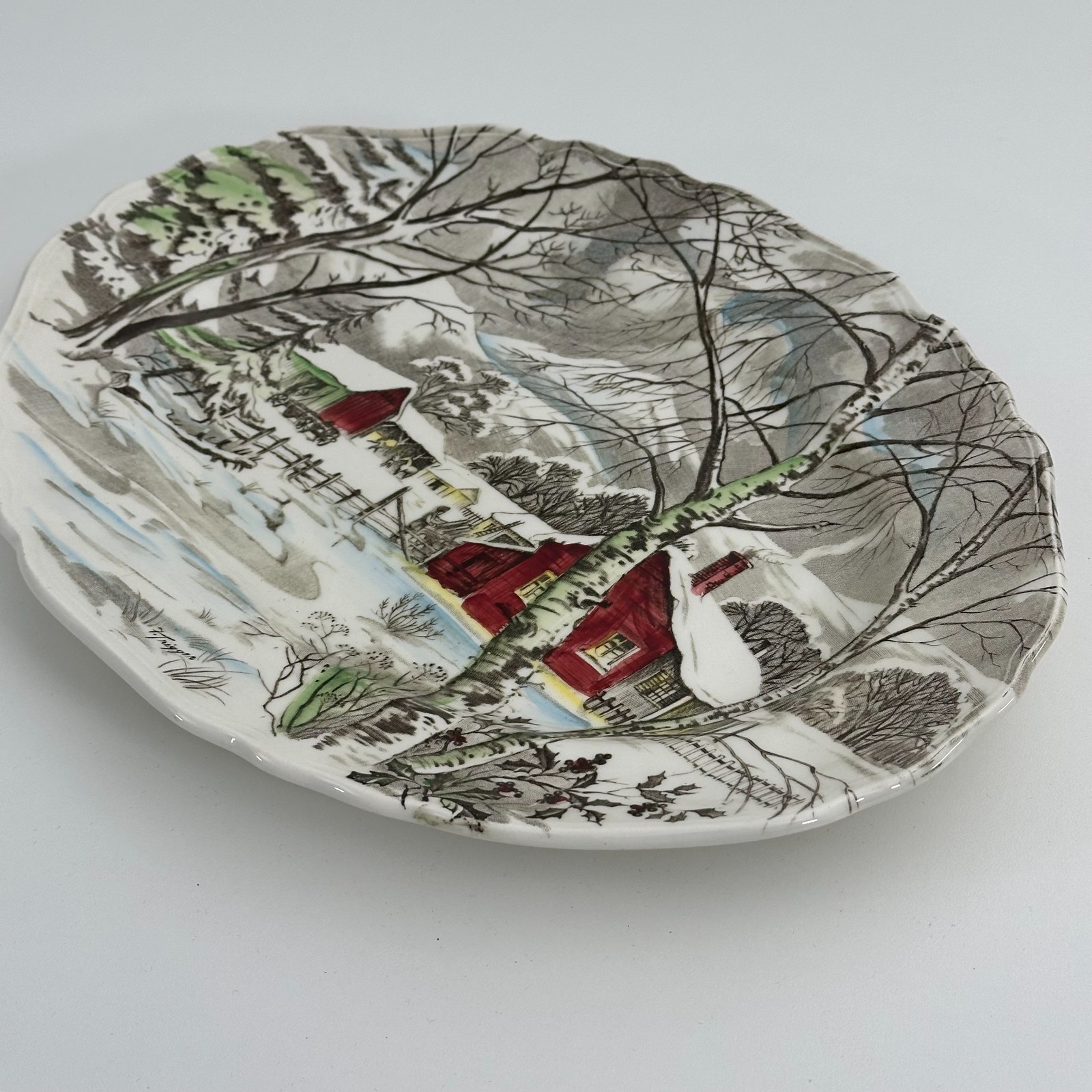 J & G Meakin Welcome Home Oval 12' Platter