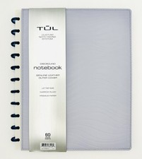 TUL Discbound Notebook  Vegan Leather  Letter Size  60 Sheets  Lavender Mist