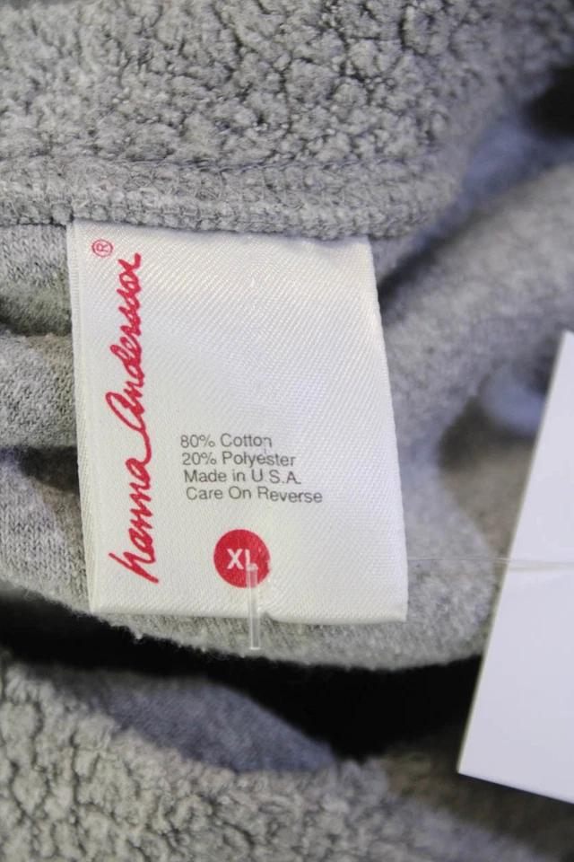 Suéter Hanna Andersson Mujer Algodón Texturizado Mangas Largas Cuello Redondo Talla XL Foto 4 de 4