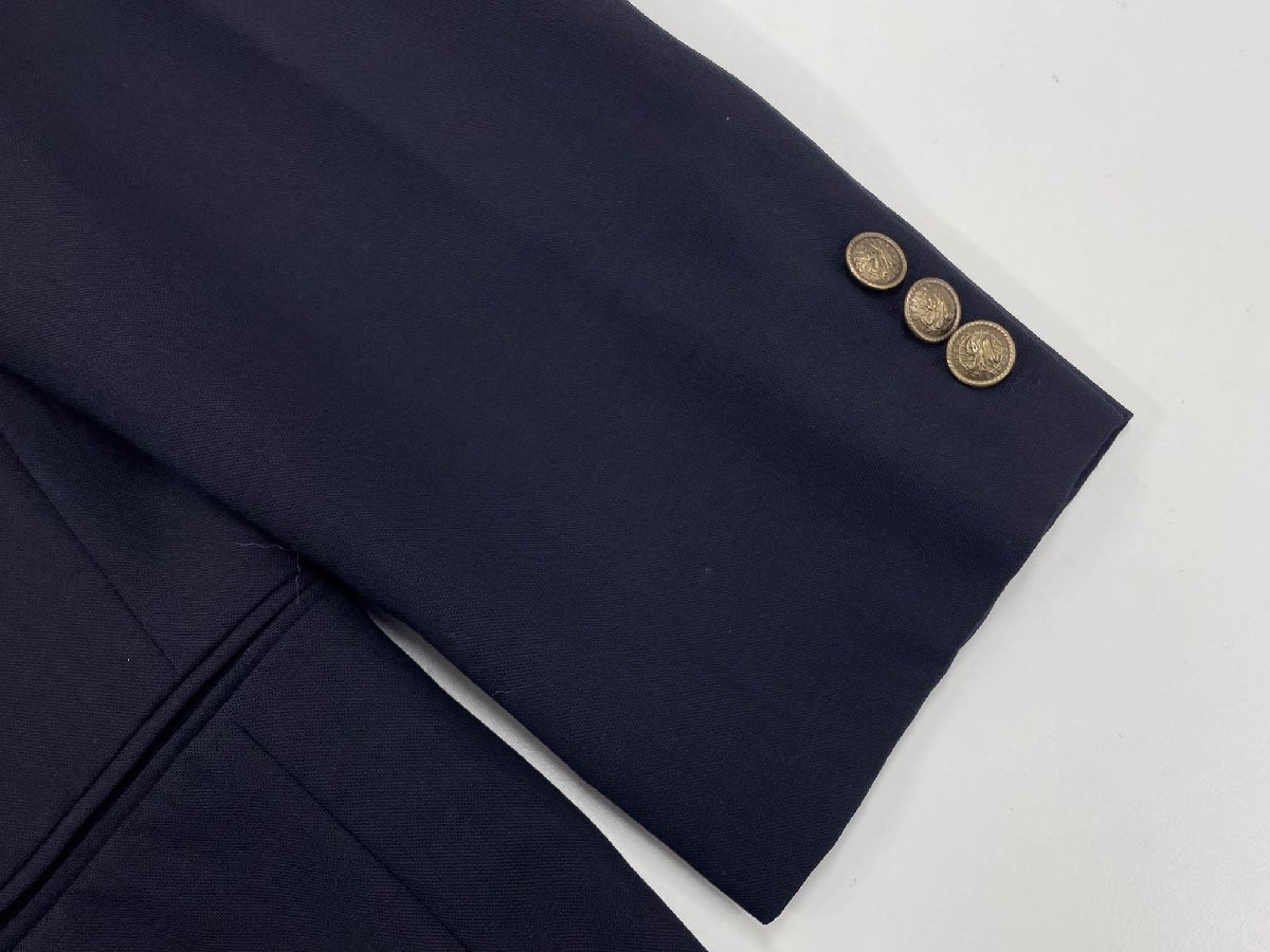 INTERMEZZO Double-Breasted Gold Button Blazer Use… - image 7